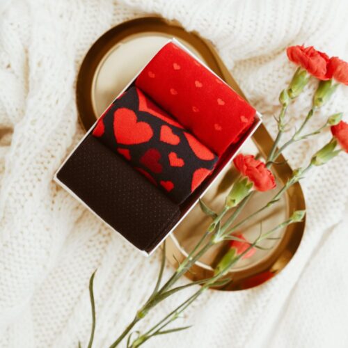 Zestawy skarpetek na Walentynki dla niego