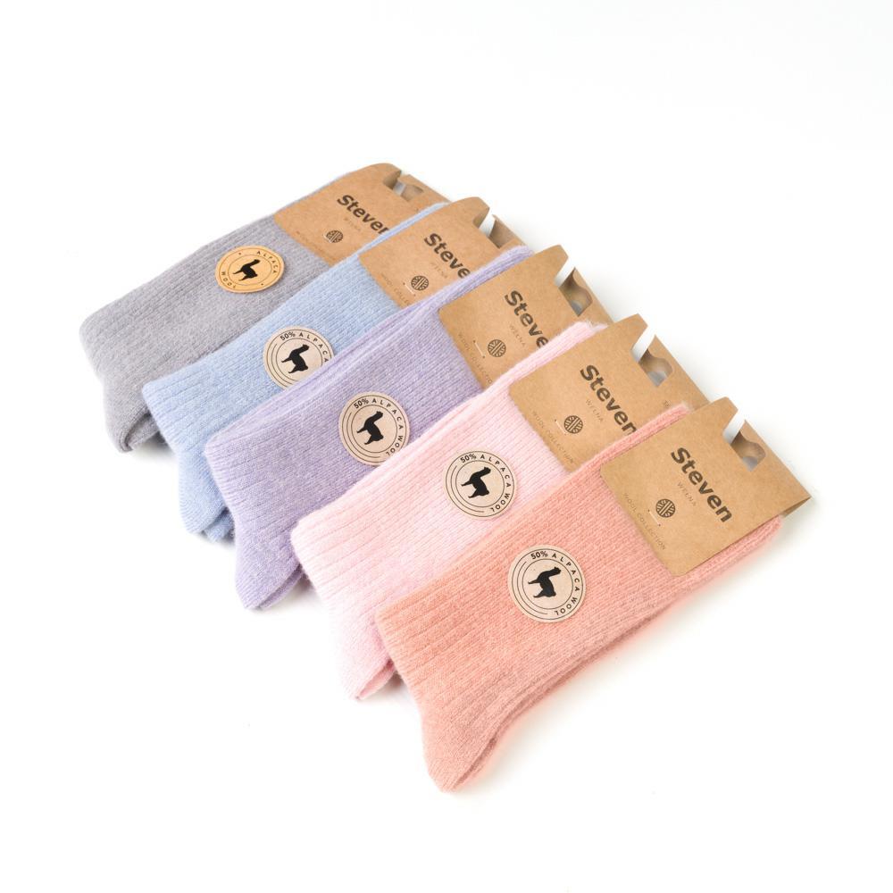 Skarpetki z wełną Alpaca 50% - obrazek 2